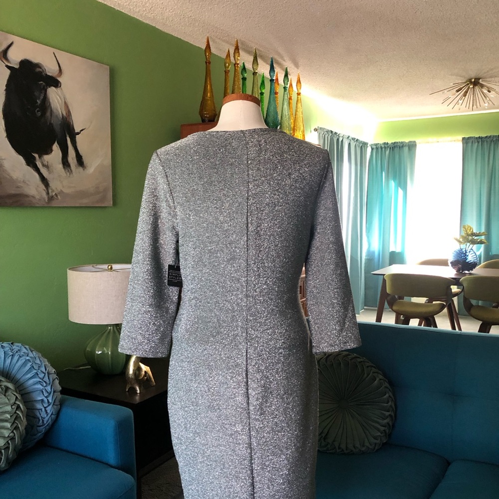 Silver Sparkle dress - Picture 6 of 9